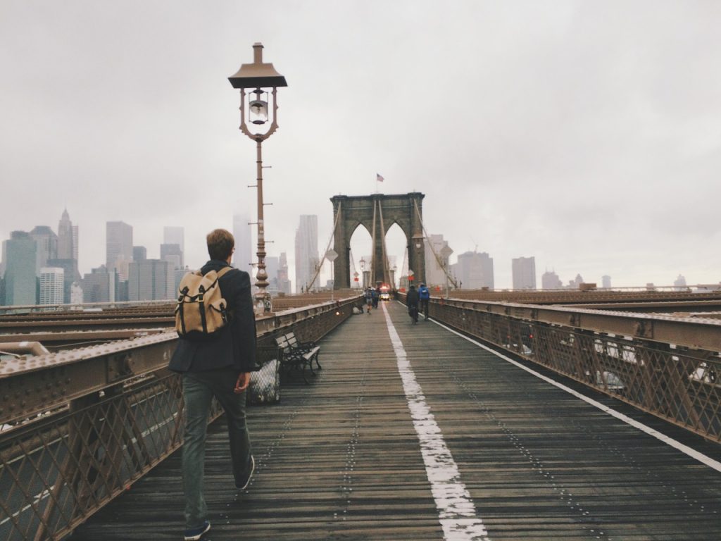 brooklyn bridge in NYC is one of the most famous bridges in the world.