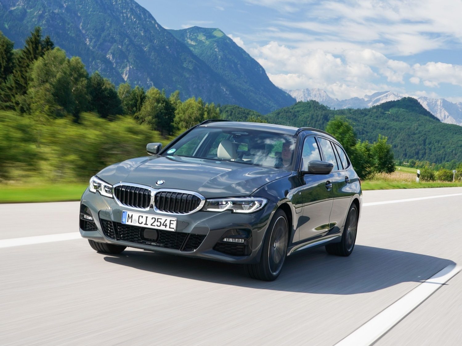 the bmw 330e is a perfect example of an estate car, often also called a station wagon.