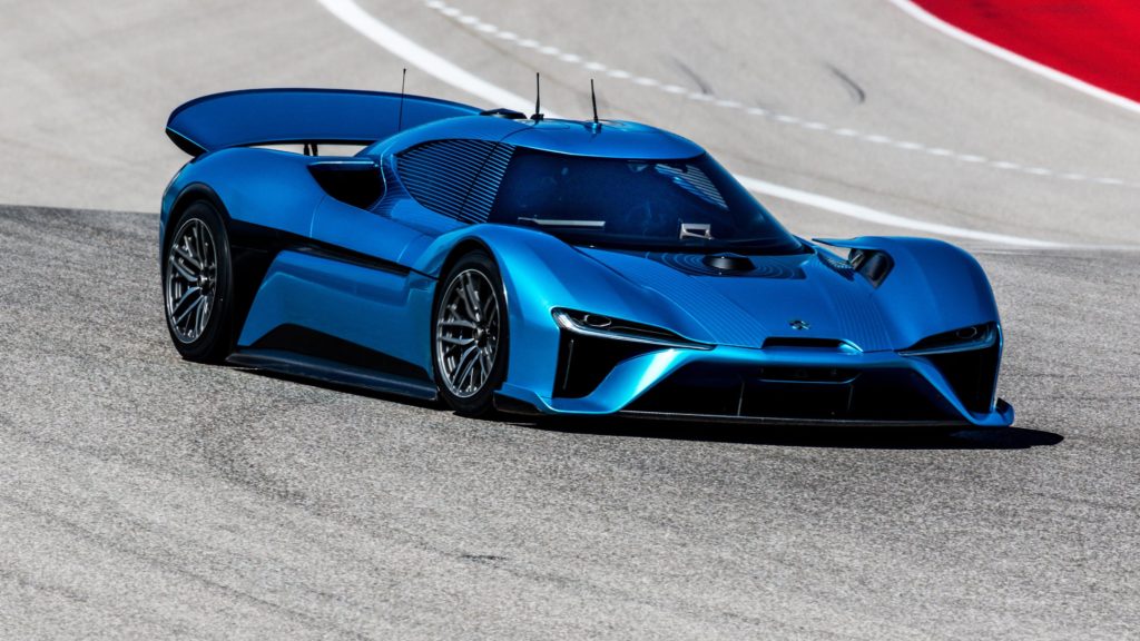 NIO EP9 is a fully electric supercar built by Chinese automaker Nio.