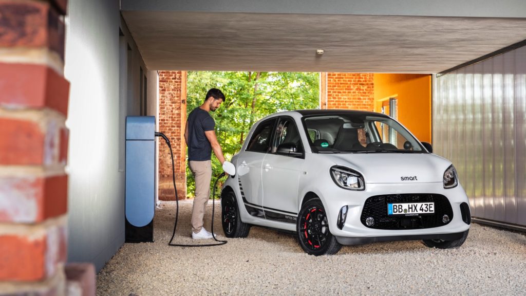 Smart EQ ForFour is a small electric city car that's one of the cheapest EVs on the market.
