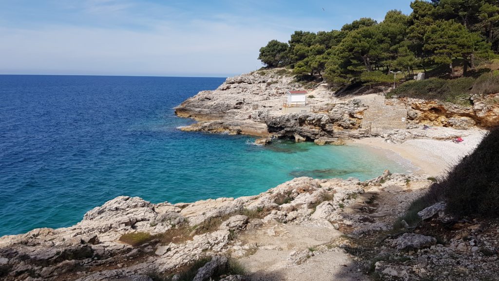 Hawaiian Cove Beach is one of the nicest secluded pebble beaches in Croatia. 